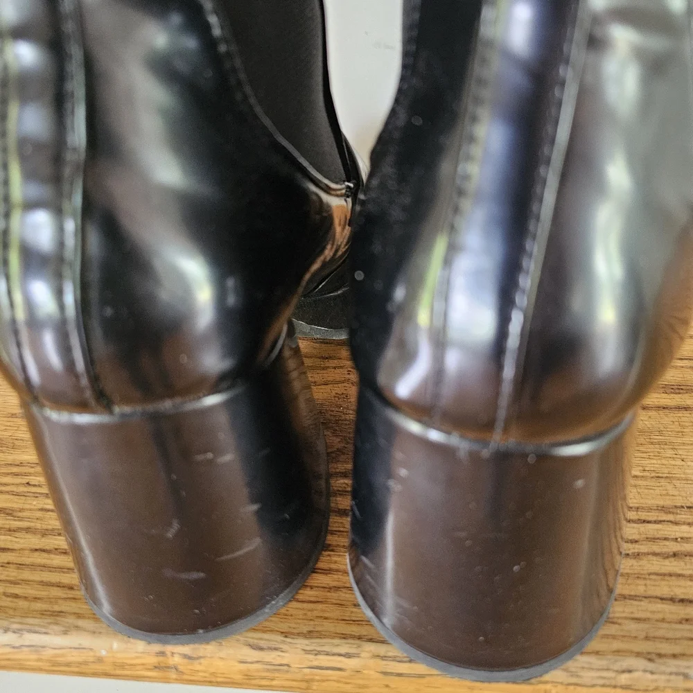 Madden Girl Black Chunky Boots 8.5 - Picture 6 of 8